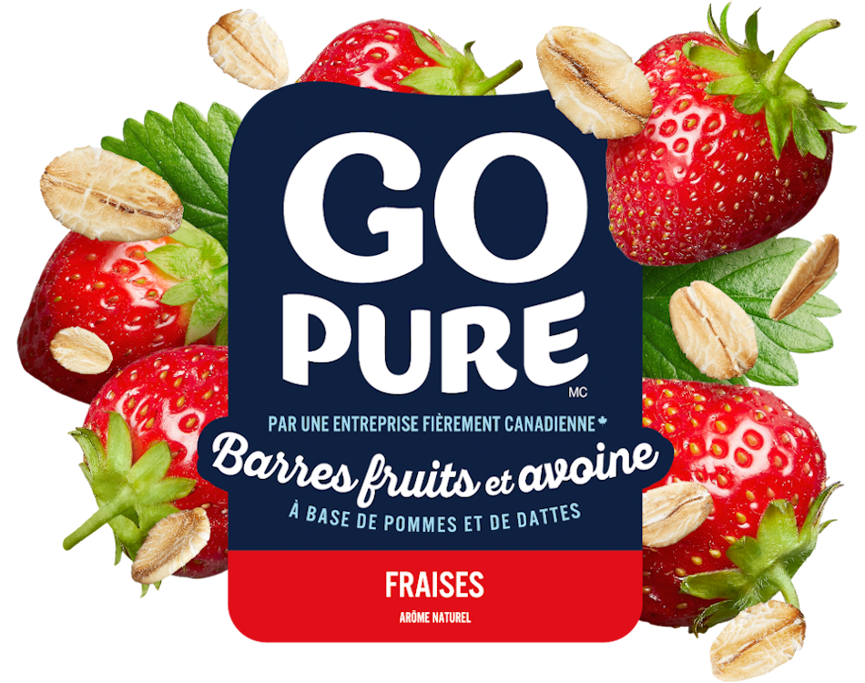 Barres fruits et avoine - Fraises